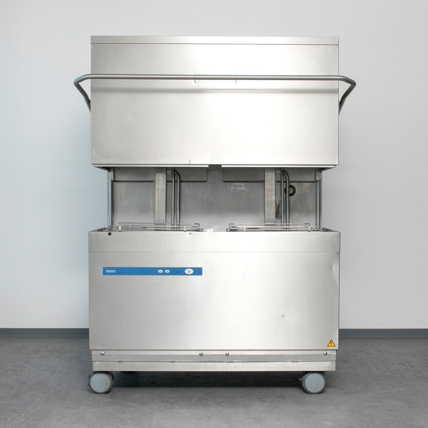 Doppelkorb-Durchschubmaschine, fahrbar