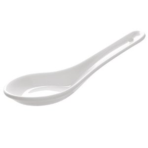 Porzellanlöffel weiß