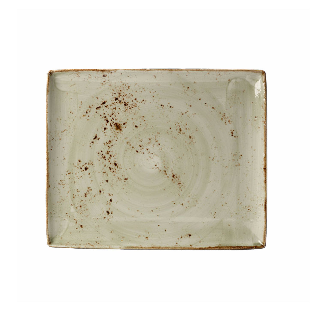 Platte, rechteckig, 33x27cm, Green