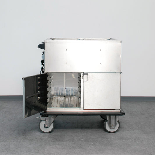 Speiseausgabewagen, fahrbar, 2 x 1/1 GN