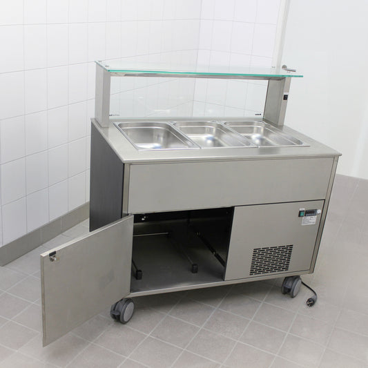 Kühlmodul mit Ausgabe-Glasaufsatz, fahrbar