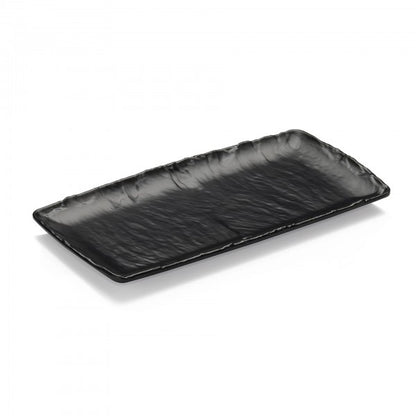 Melamin Platte, schwarz, 1/3 GN