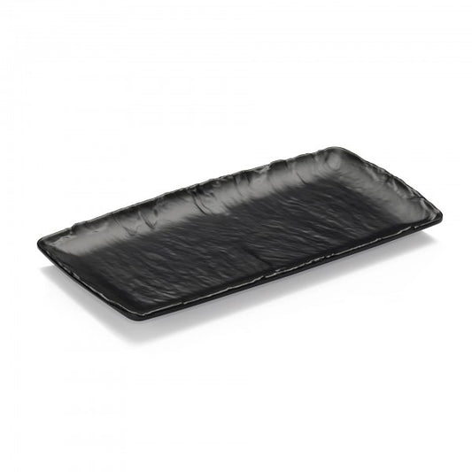 Melamin Platte, schwarz, 1/3 GN