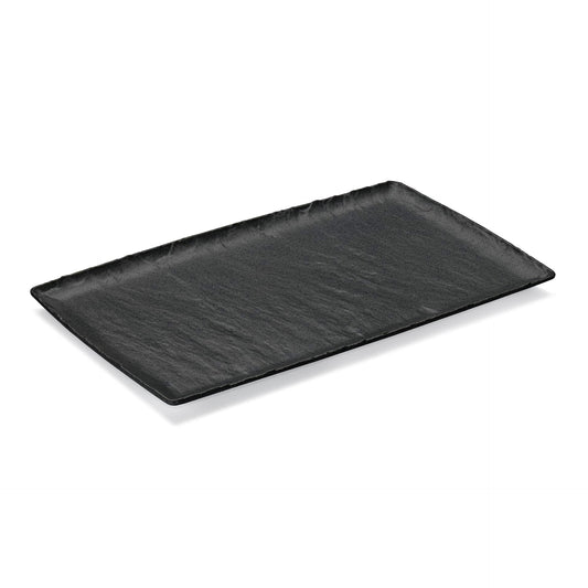 Melamin Platte, schwarz, 1/1 GN