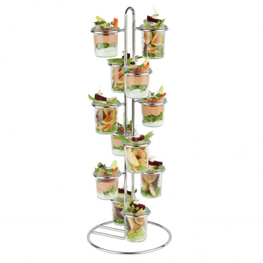 Serviergestell  für 12 Weck-Gläser