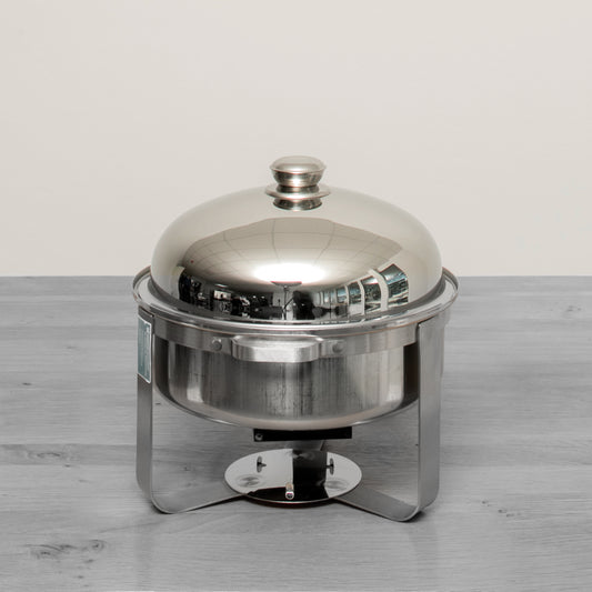 Chafing Dish Rund, Chrom