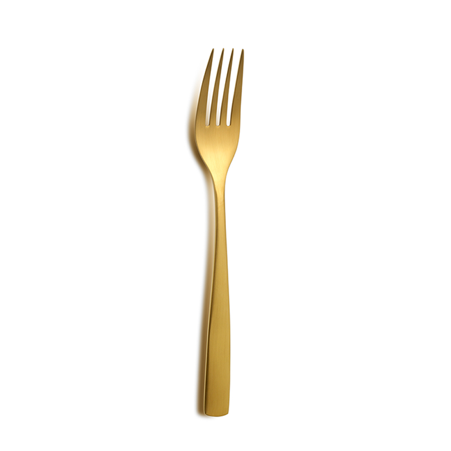 Menügabel Satin Gold
