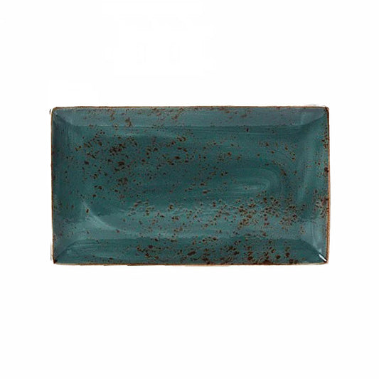 Platte, rechteckig, 33x19cm, Blue