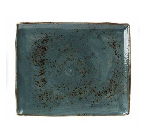 Platte, rechteckig, 33x27cm, Blue