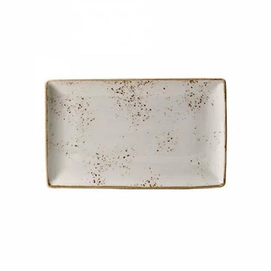 Platte, rechteckig, 33x19cm, White