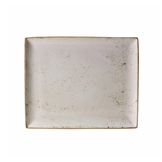 Platte, rechteckig, 33x27cm, White